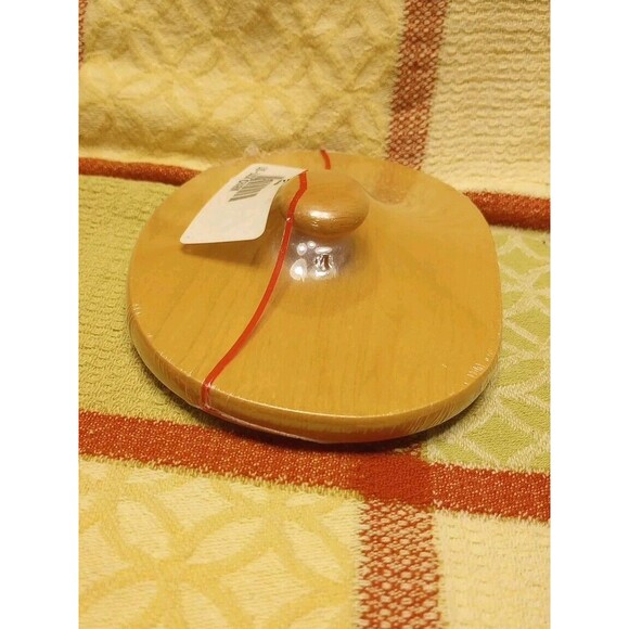 Longaberger WoodCrafts Maple Lucky Charm Basket Lid #59285 New Made USA - Picture 7 of 11